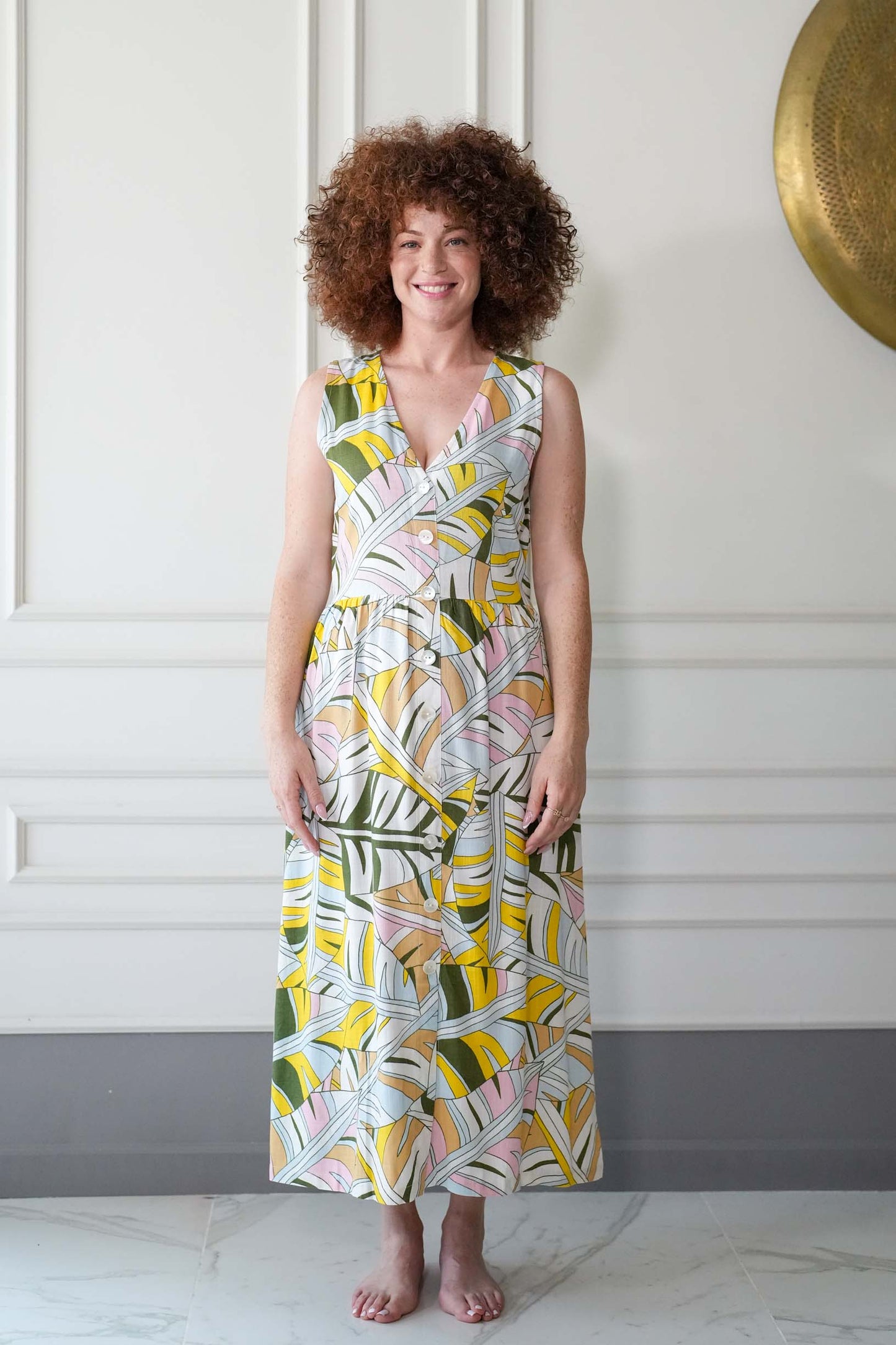 שמלת יולי כמו נוצה