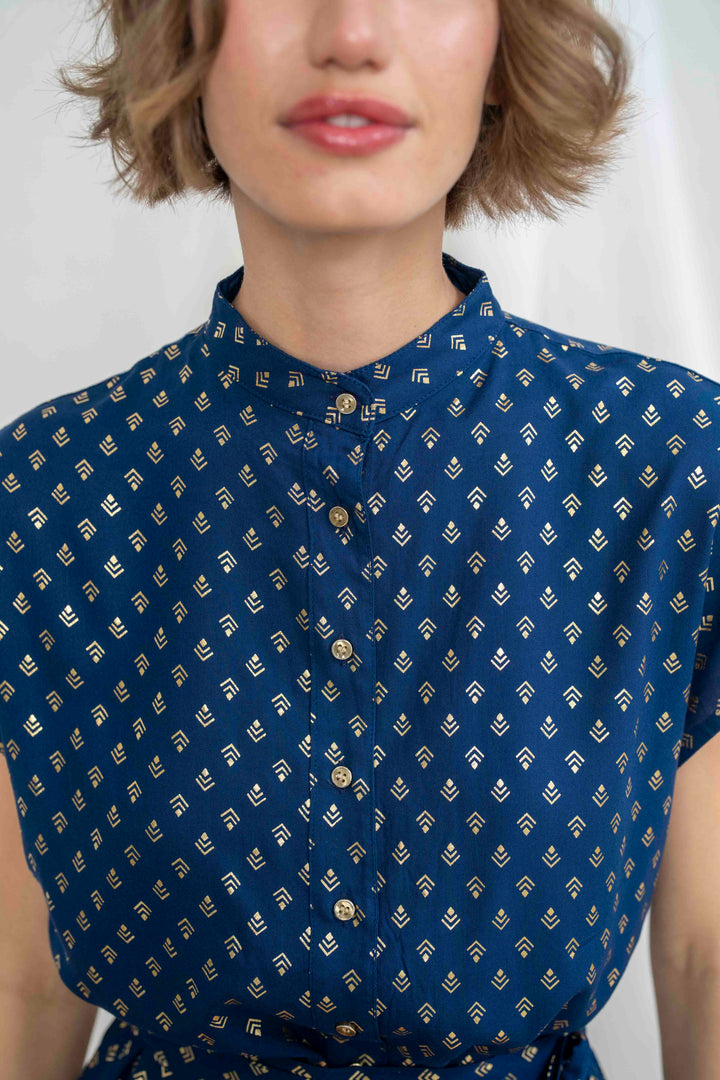 שמלת מידי אוברסייז קלאופטרה