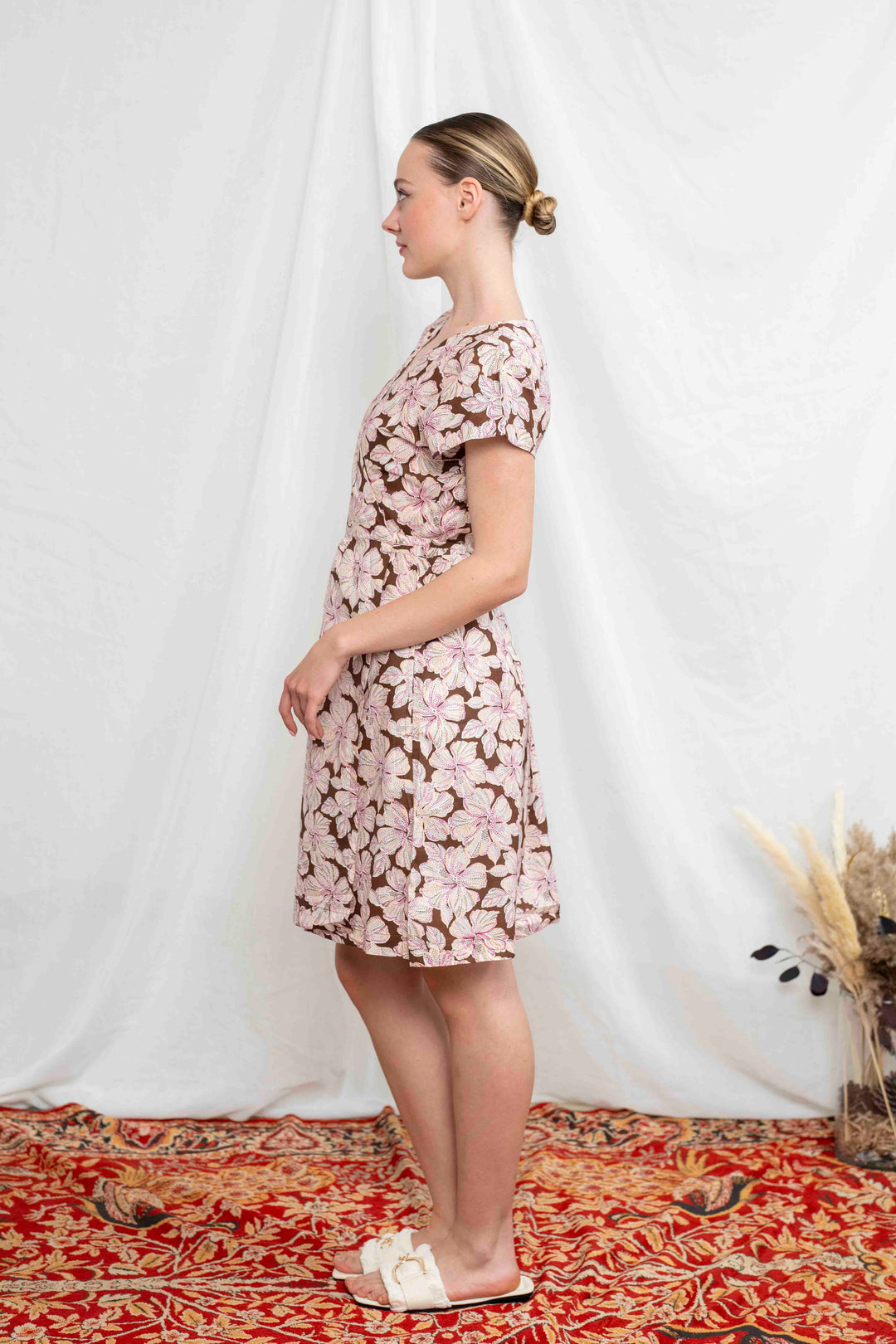 שמלת גיישה מיני היביסקוס