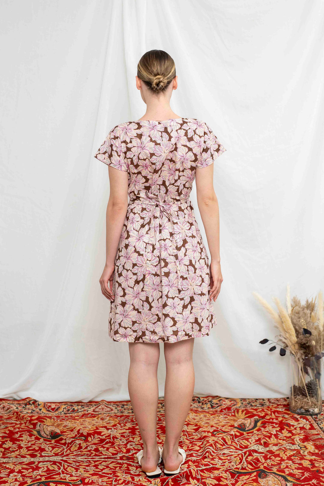 שמלת גיישה מיני היביסקוס