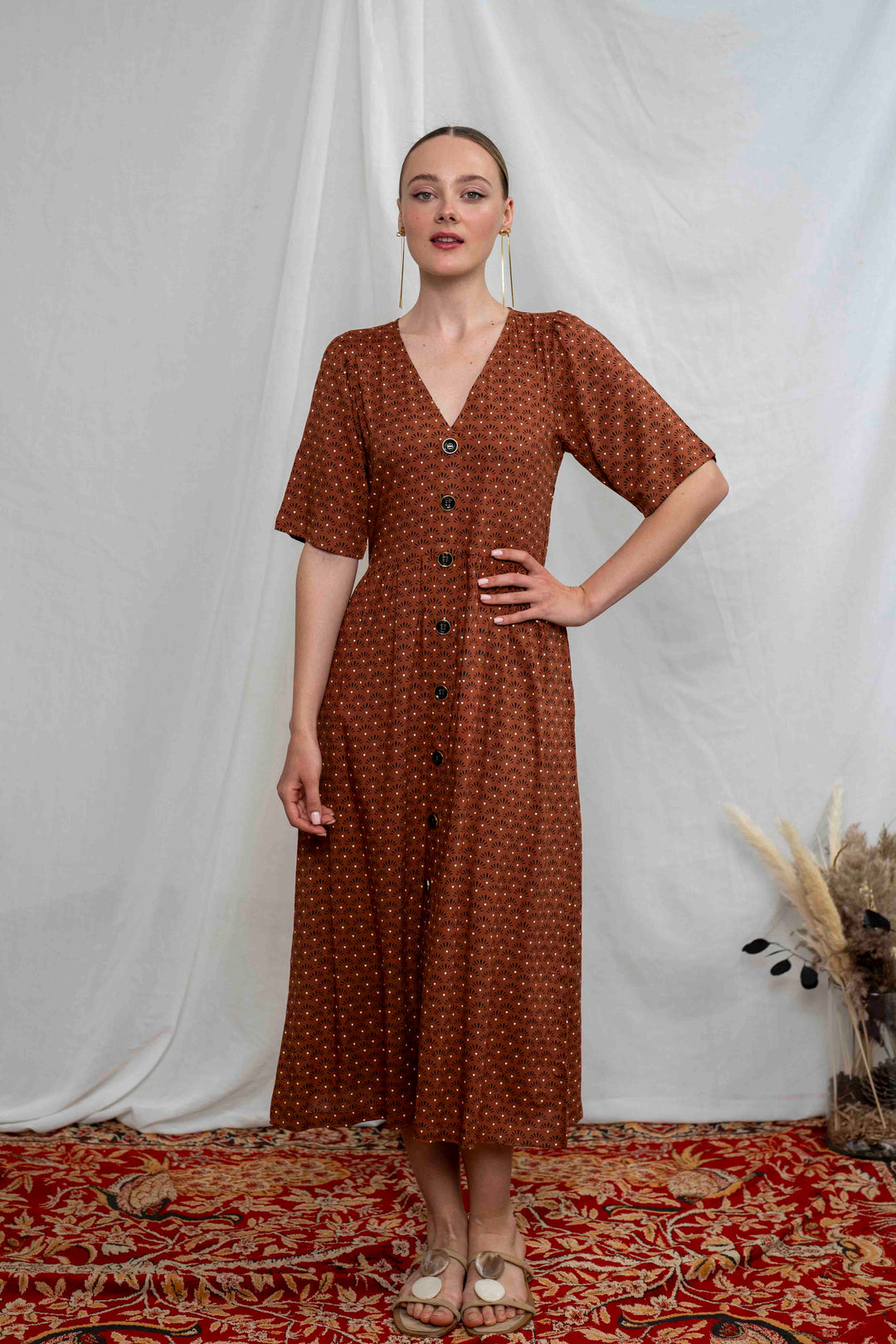 שמלת יולי שרוול מלכת המדבר