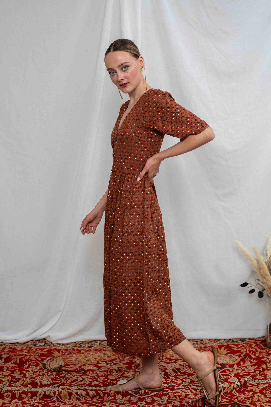 שמלת יולי שרוול מלכת המדבר