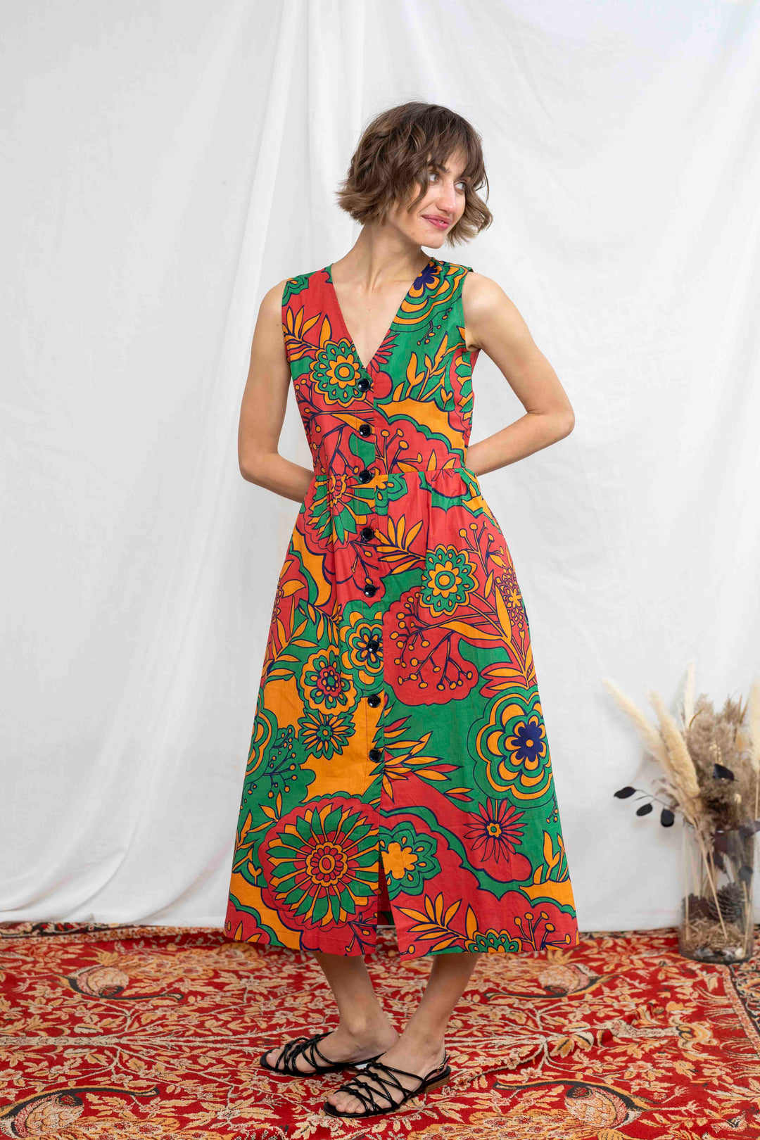 שמלת יולי וינטג׳ית Back In Stock