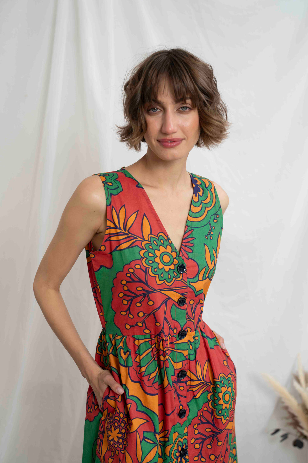 שמלת יולי וינטג׳ית Back In Stock