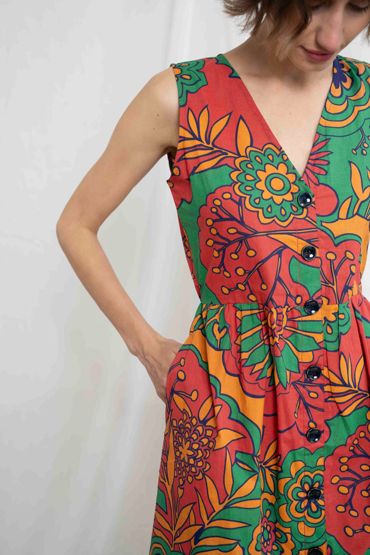 שמלת יולי וינטג׳ית Back In Stock