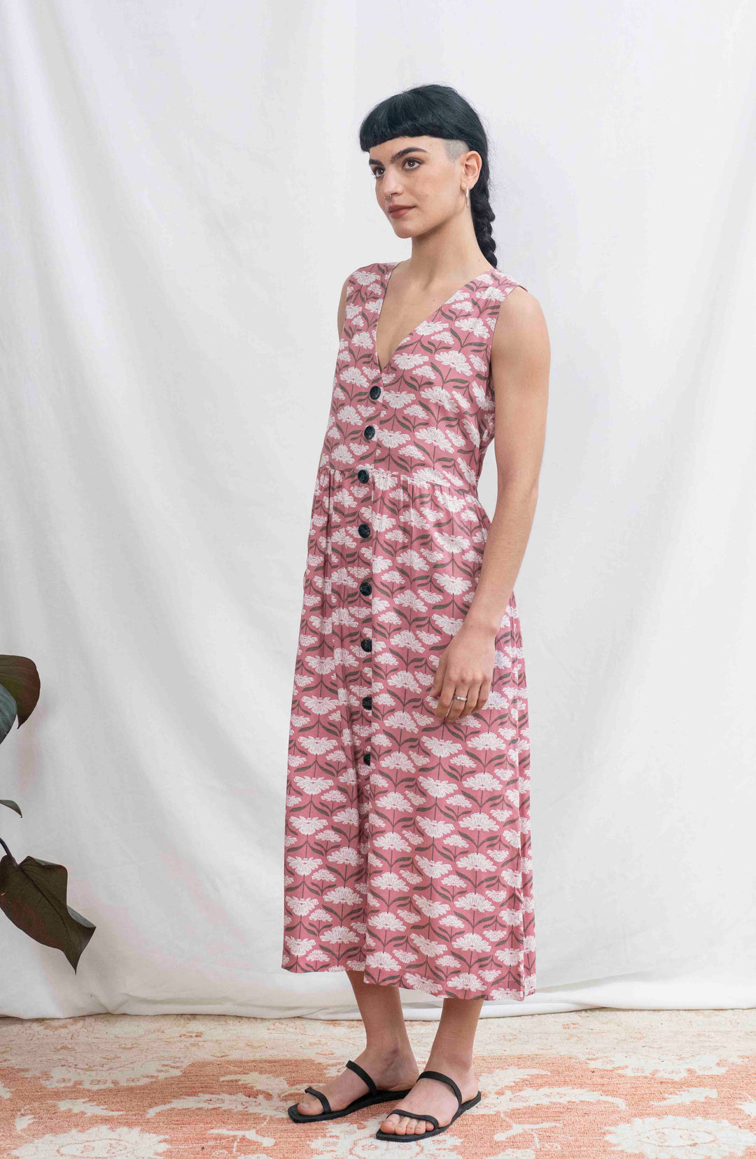 שמלת יולי ורוד עתיק