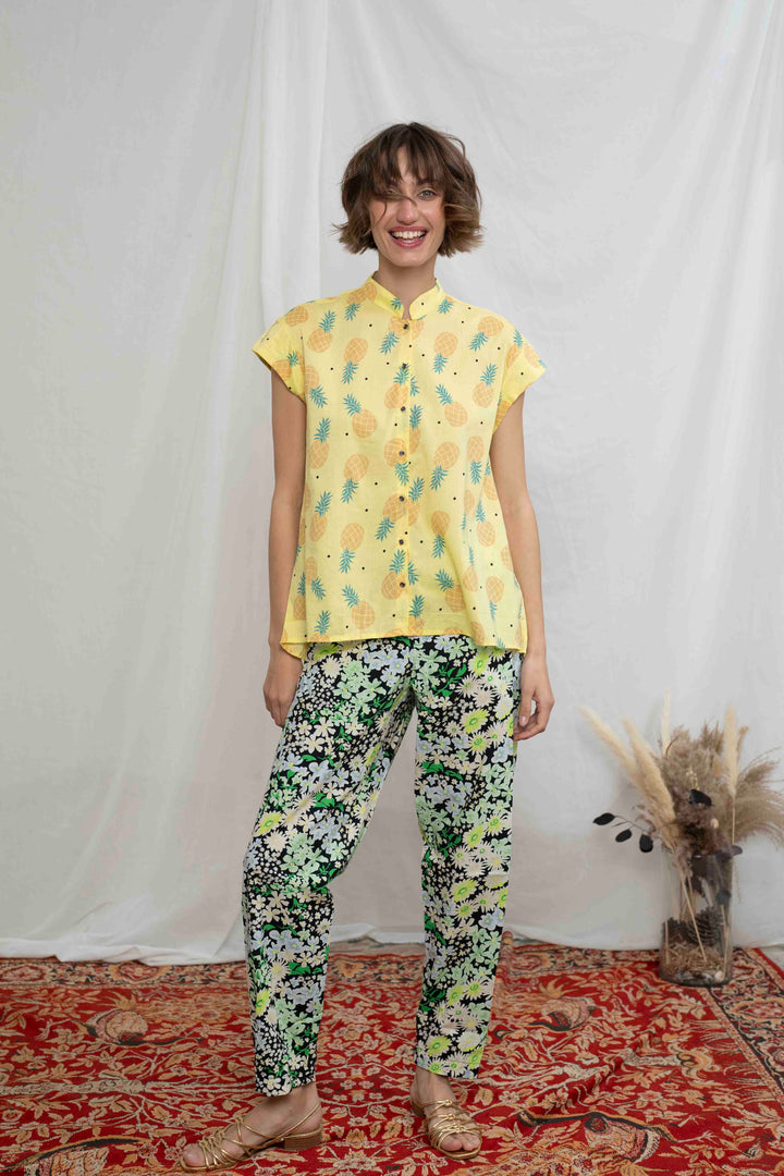 חולצת טוני אננס צהוב