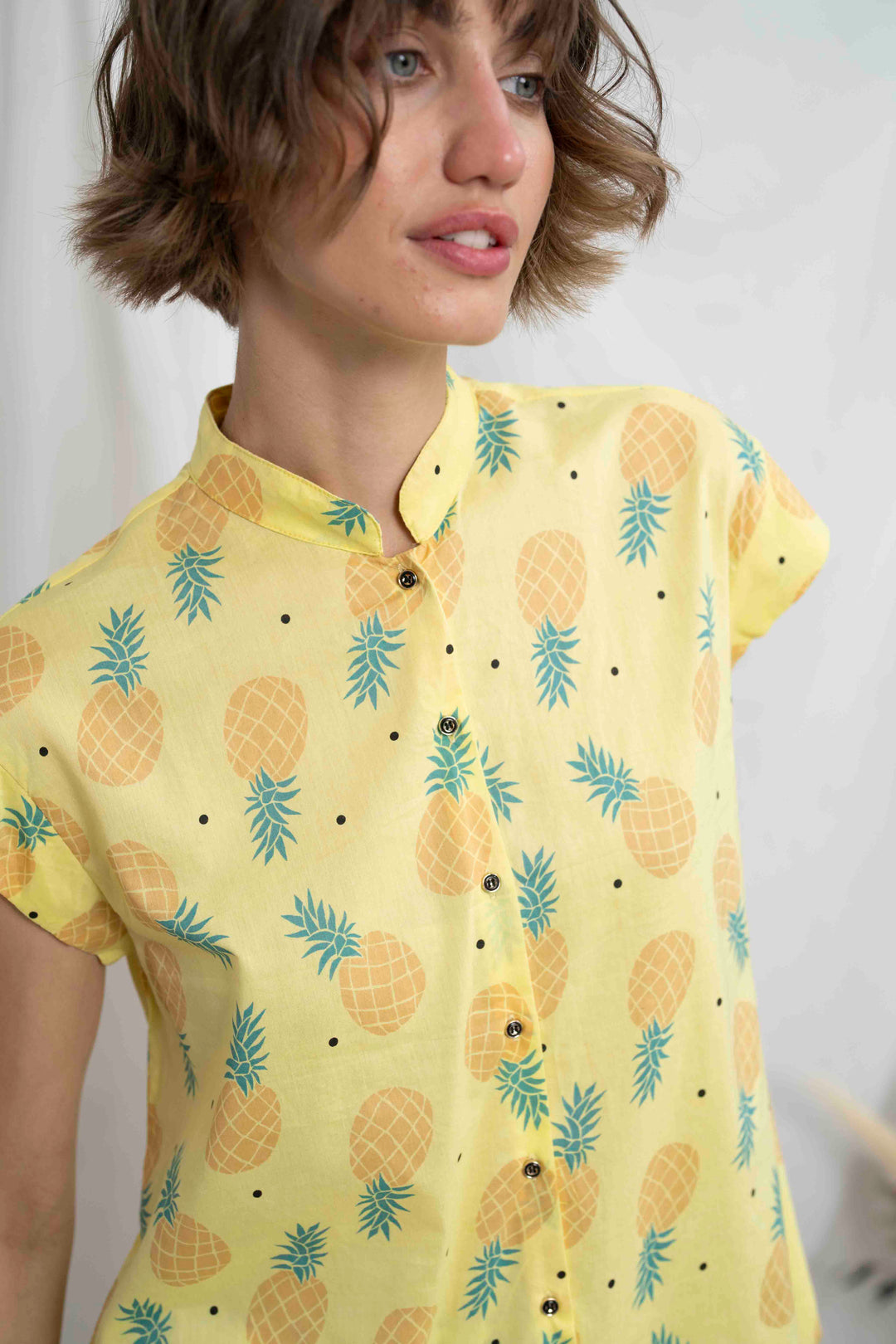 חולצת טוני אננס צהוב