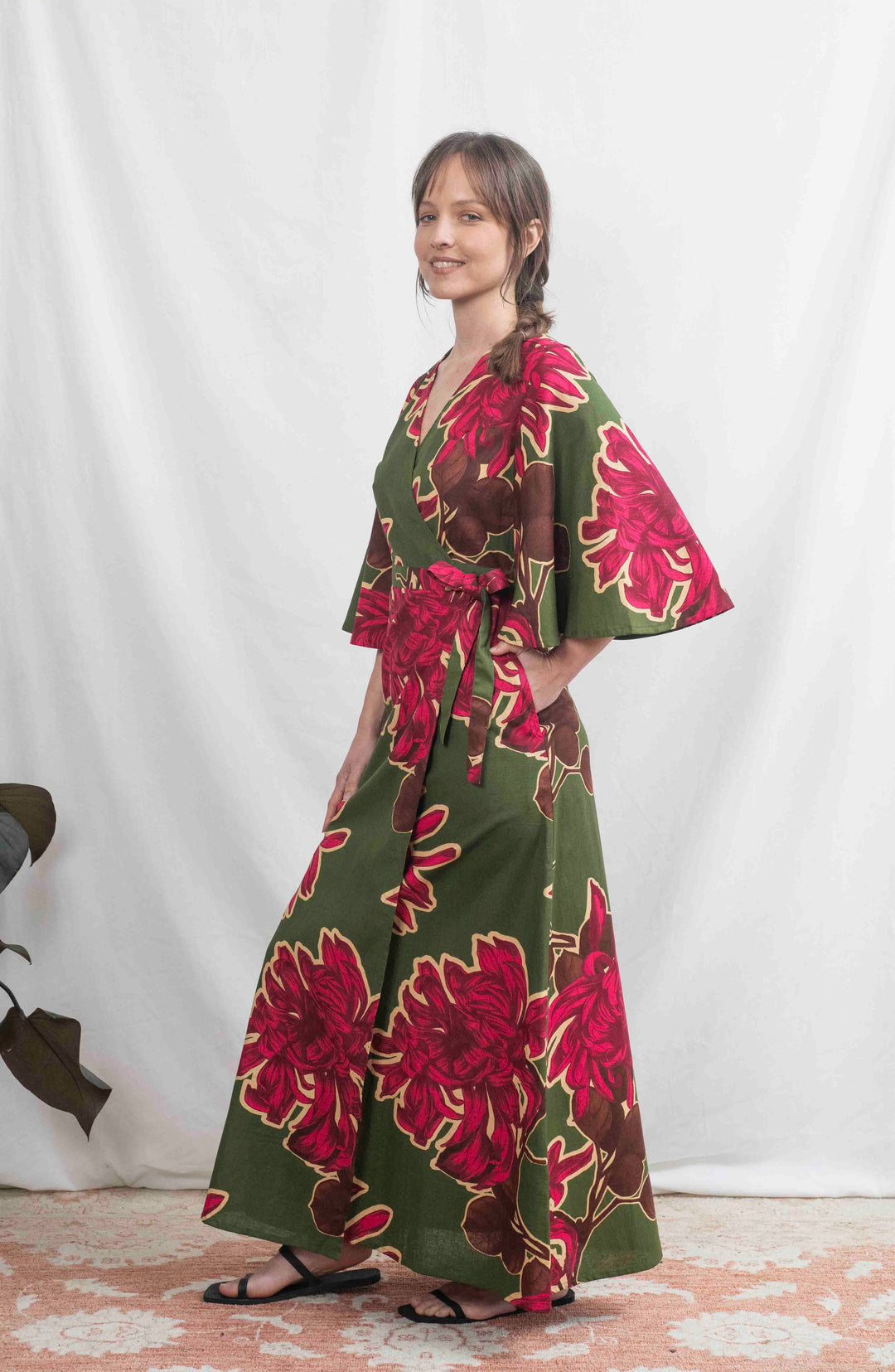 שמלת קימונו מקסי עוצרת נשימה