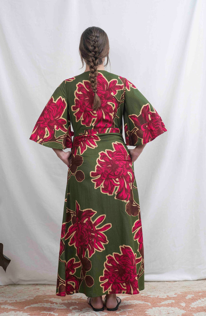 שמלת קימונו מקסי עוצרת נשימה