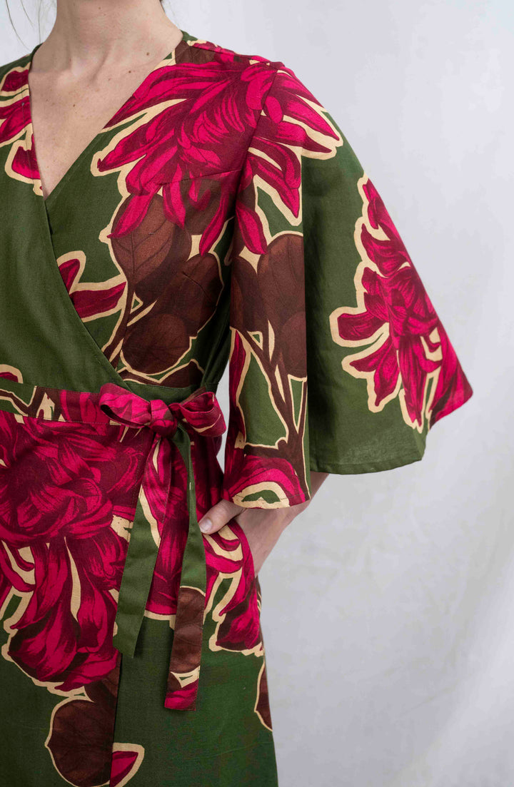 שמלת קימונו מקסי עוצרת נשימה