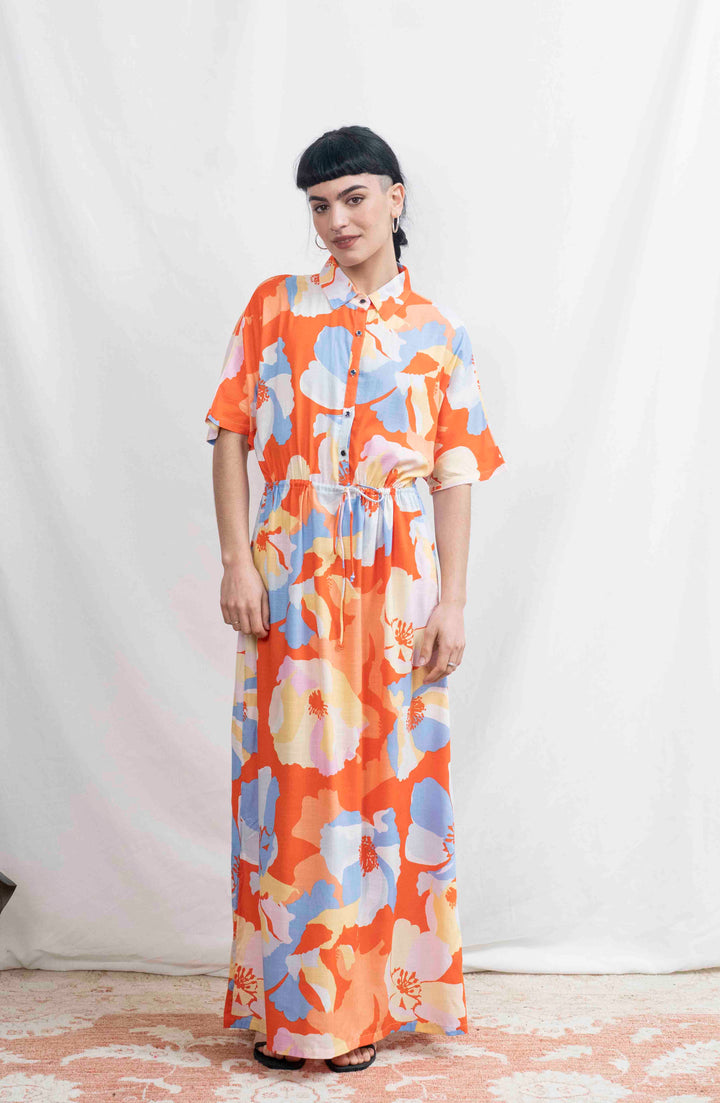 שמלת קיוטו אושר בכתום