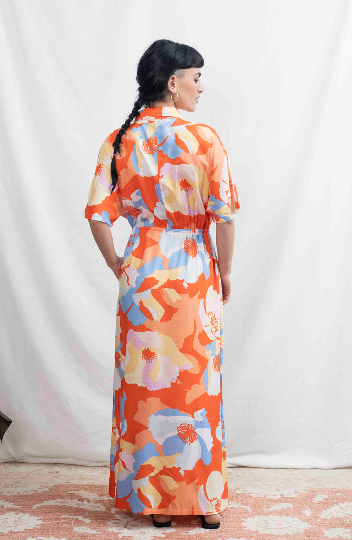 שמלת קיוטו אושר בכתום