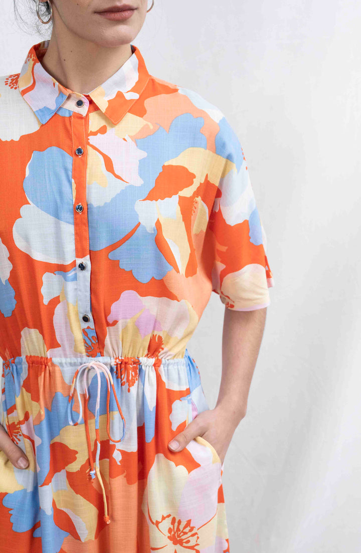 שמלת קיוטו אושר בכתום