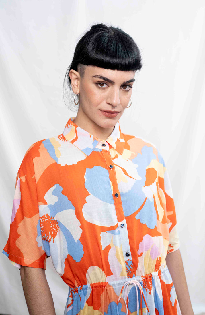 שמלת קיוטו אושר בכתום