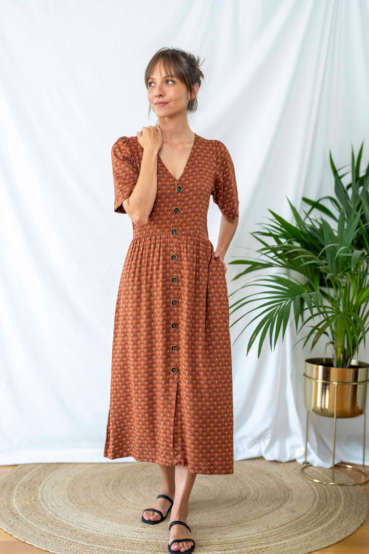 שמלת יולי שרוול מלכת המדבר