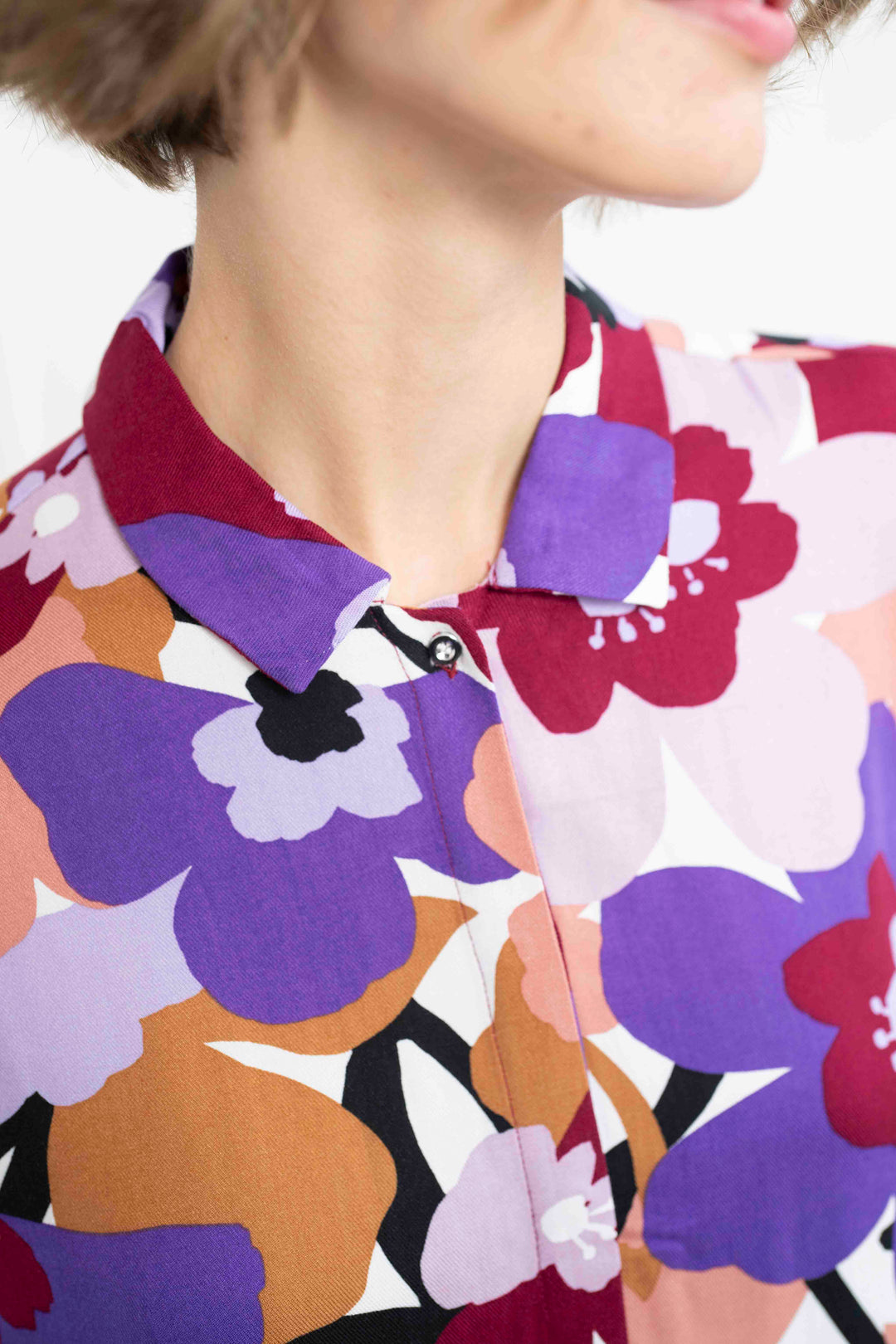 שמלת טוקיו פרחי סגולה