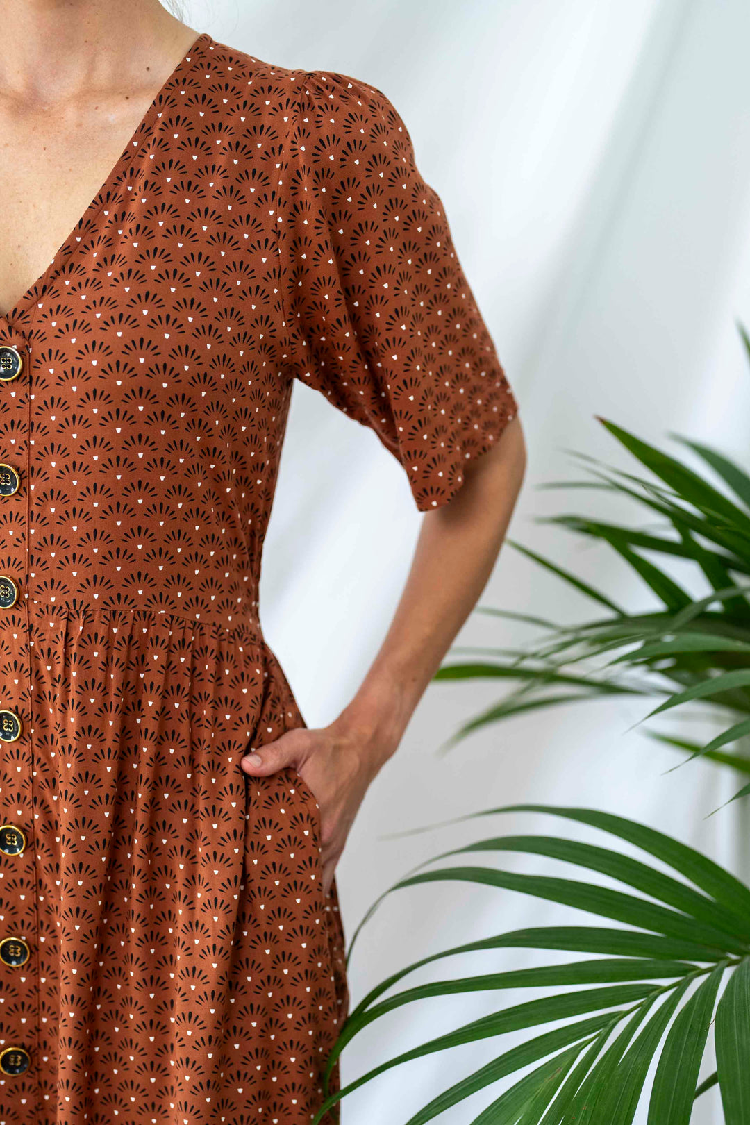 שמלת יולי שרוול מלכת המדבר