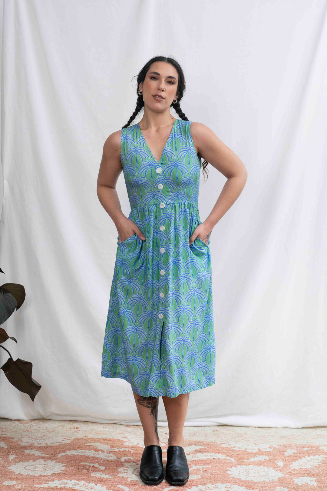 שמלת יולי דקלים