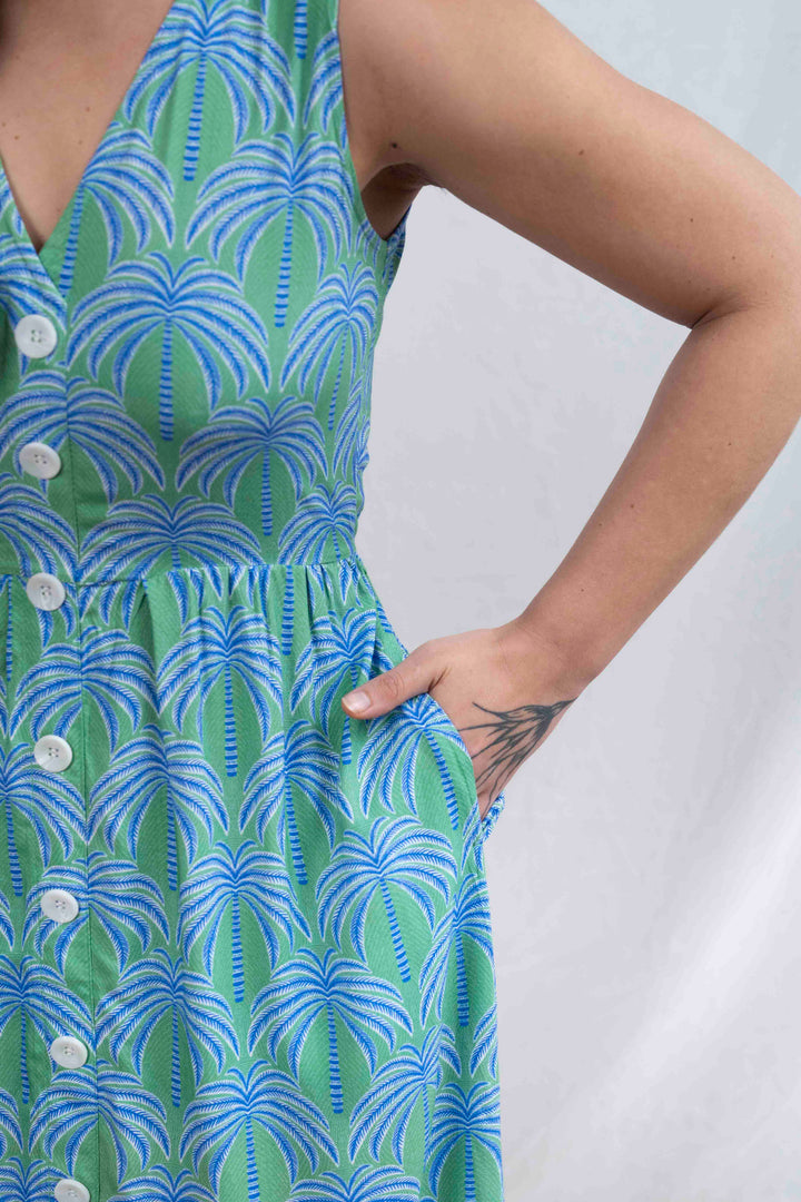 שמלת יולי דקלים