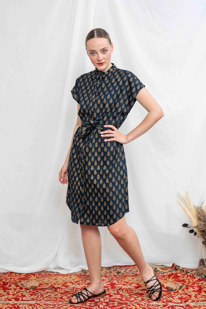 שמלת מידי אוברסייז מדליוני זהב