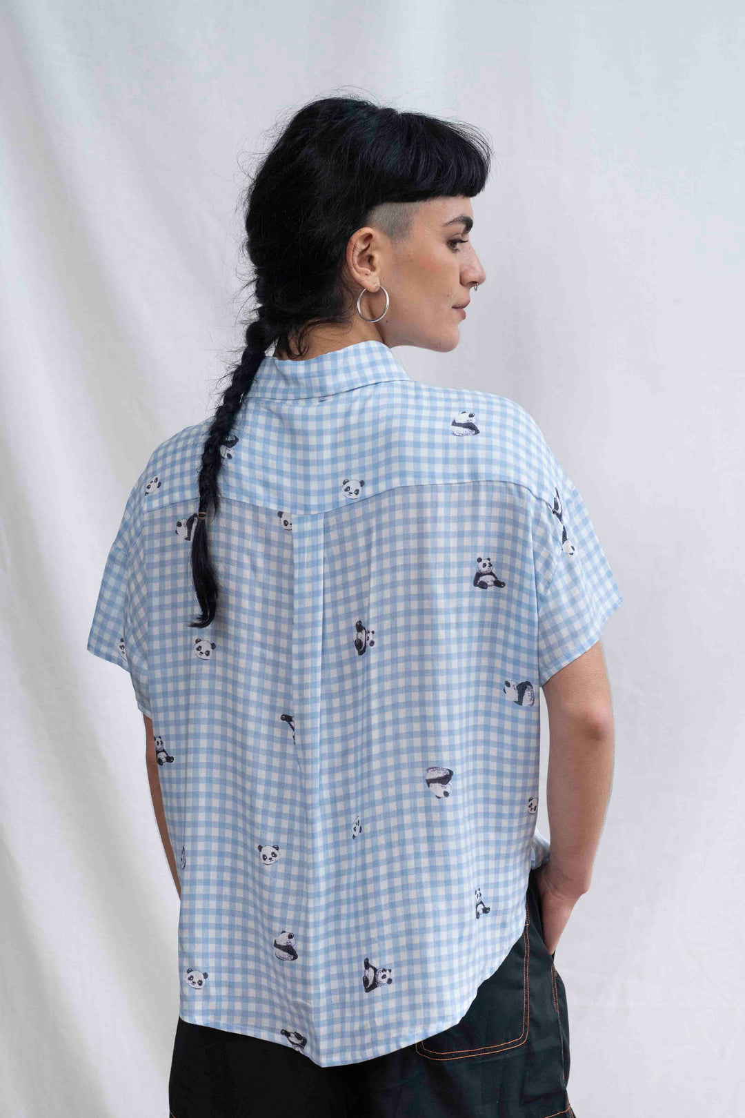 חולצת רון פנדה משבצות