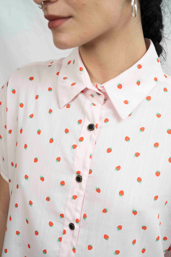 חולצת רון תותית