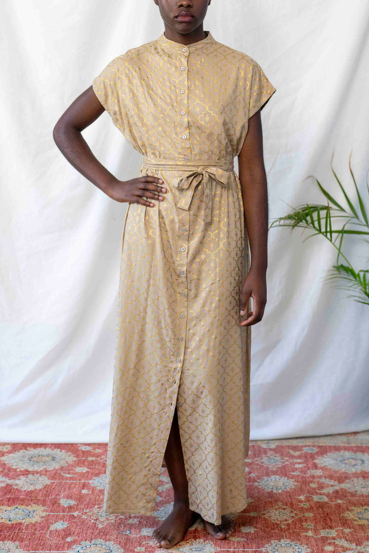 שמלת מקסי אוברסייז מלכותית