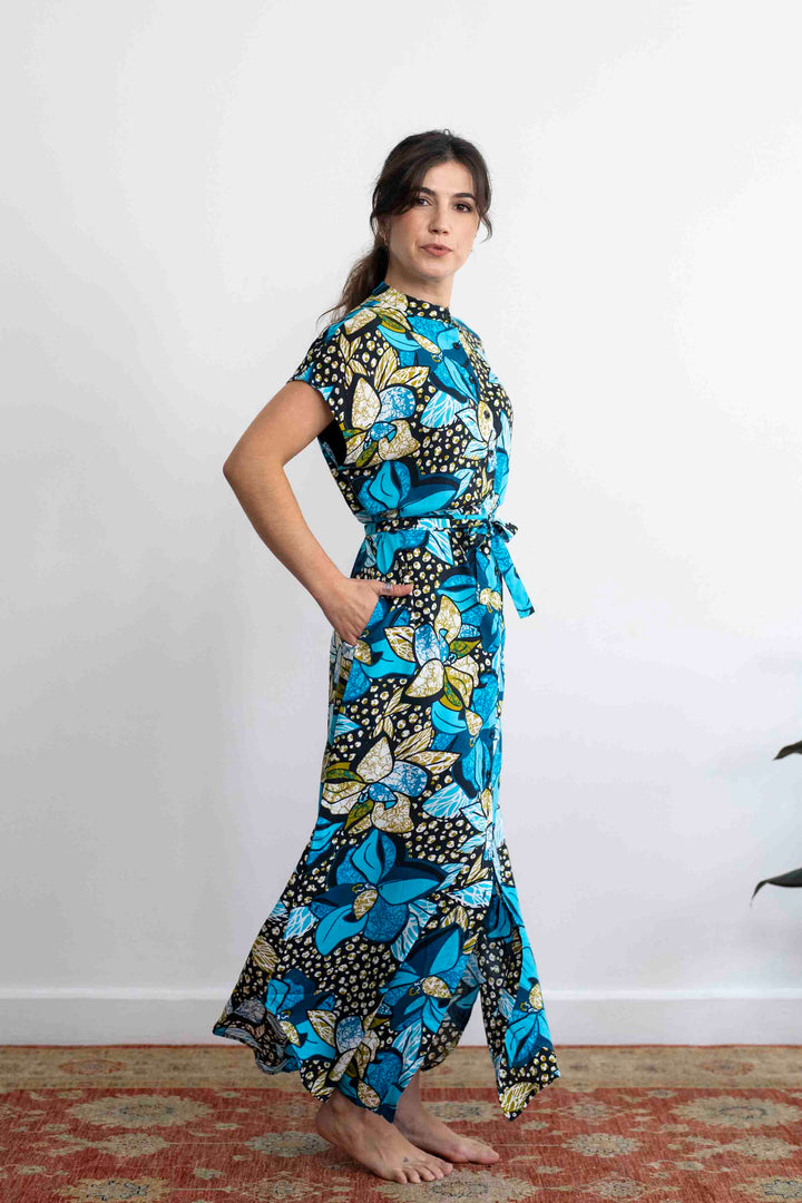 שמלת מקסי אוברסייז אפריקה חדש