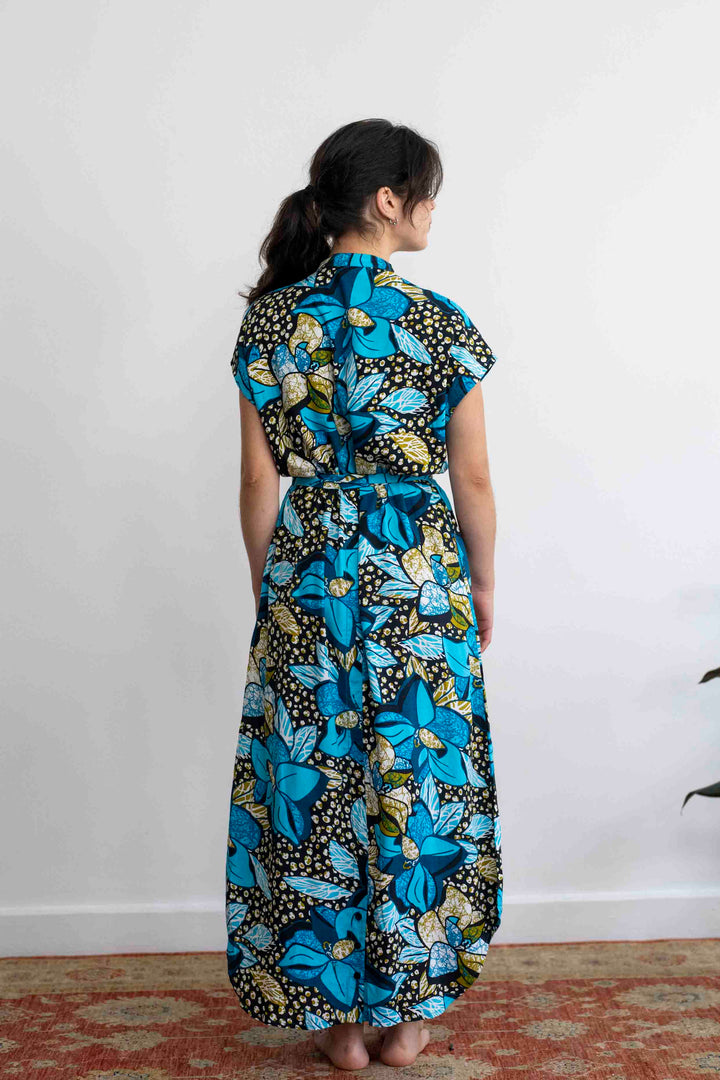 שמלת מקסי אוברסייז אפריקה חדש