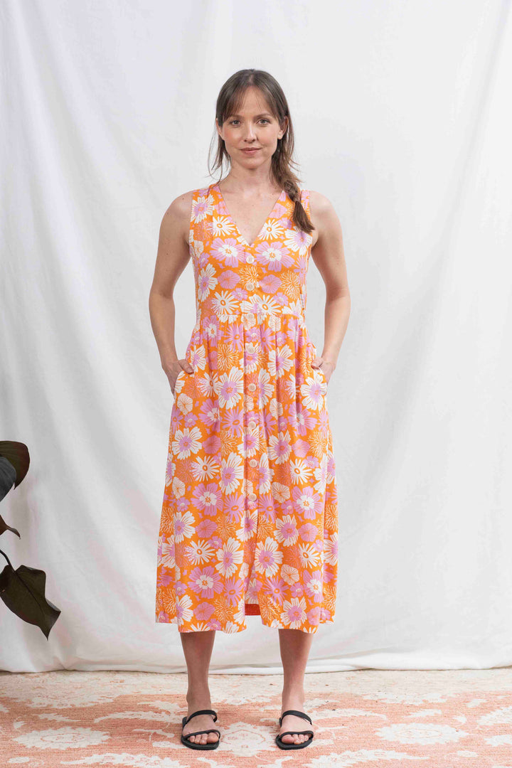 שמלת יולי פרחי קיץ