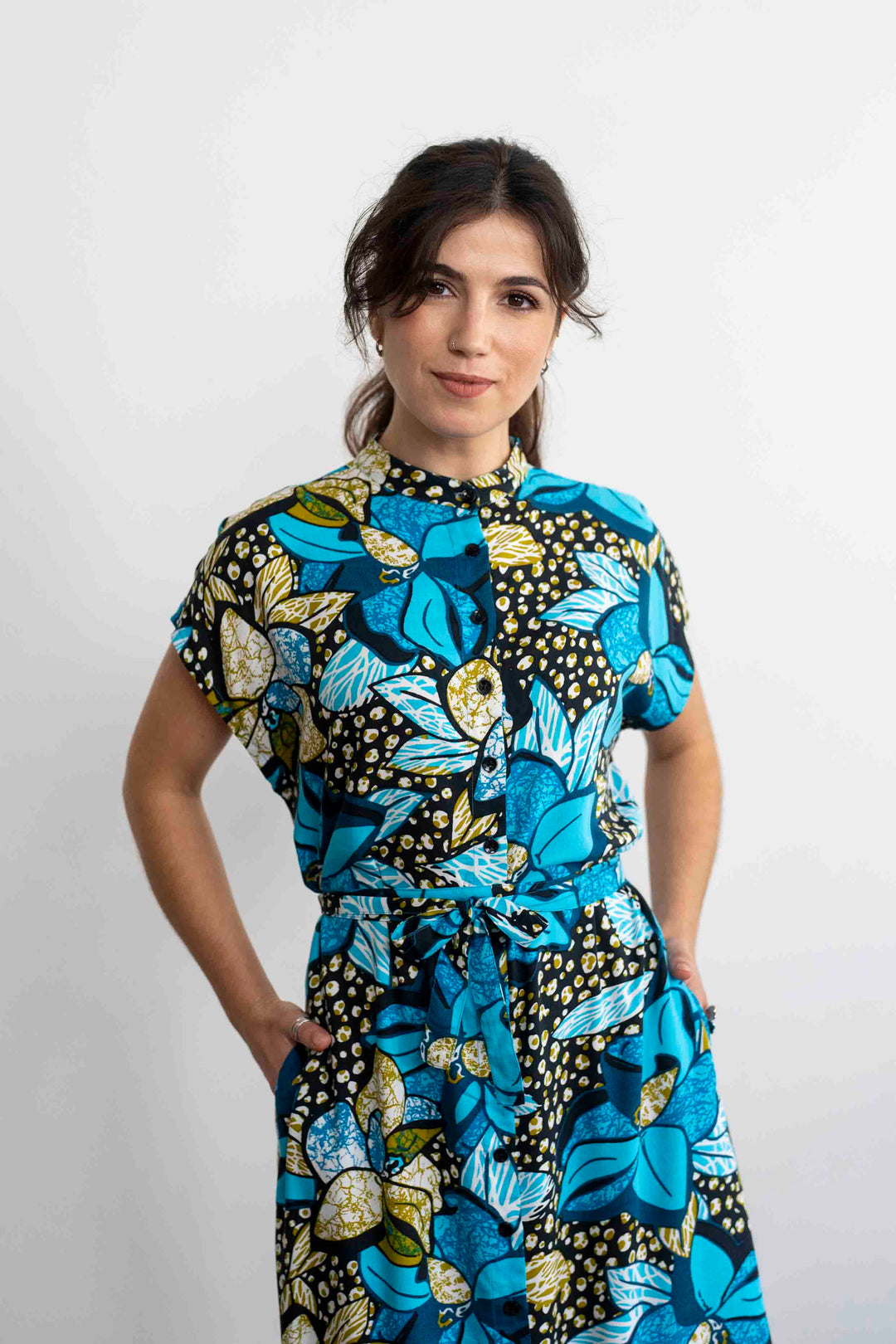 שמלת מקסי אוברסייז אפריקה חדש