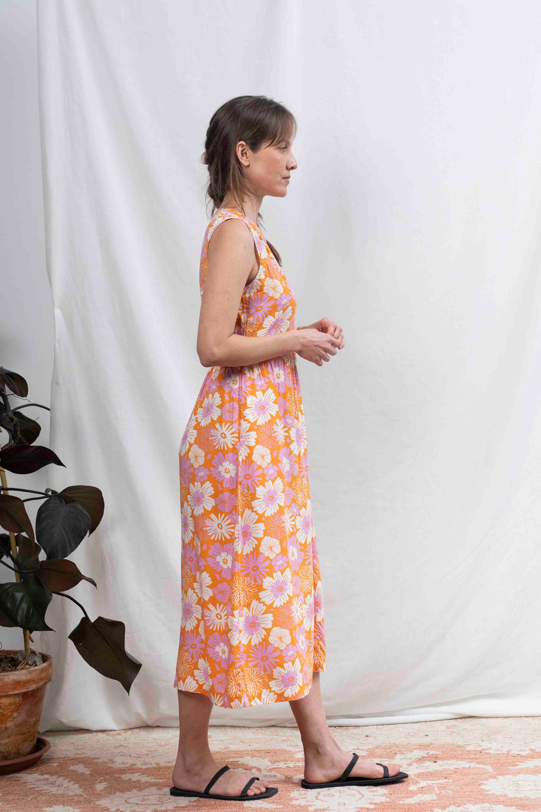 שמלת יולי פרחי קיץ