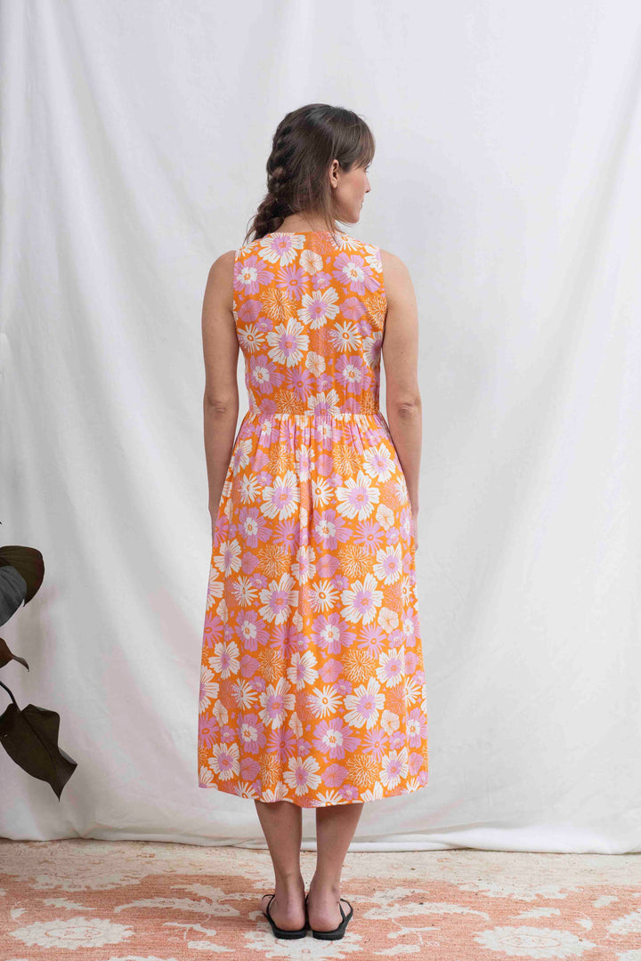 שמלת יולי פרחי קיץ