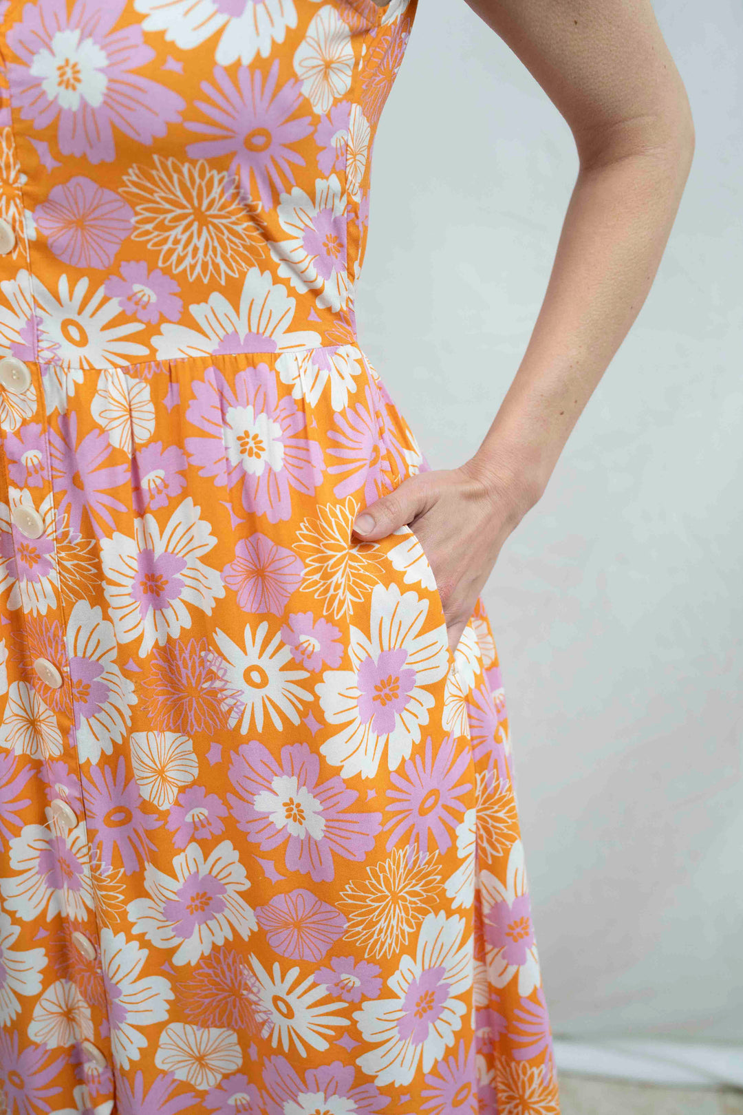 שמלת יולי פרחי קיץ