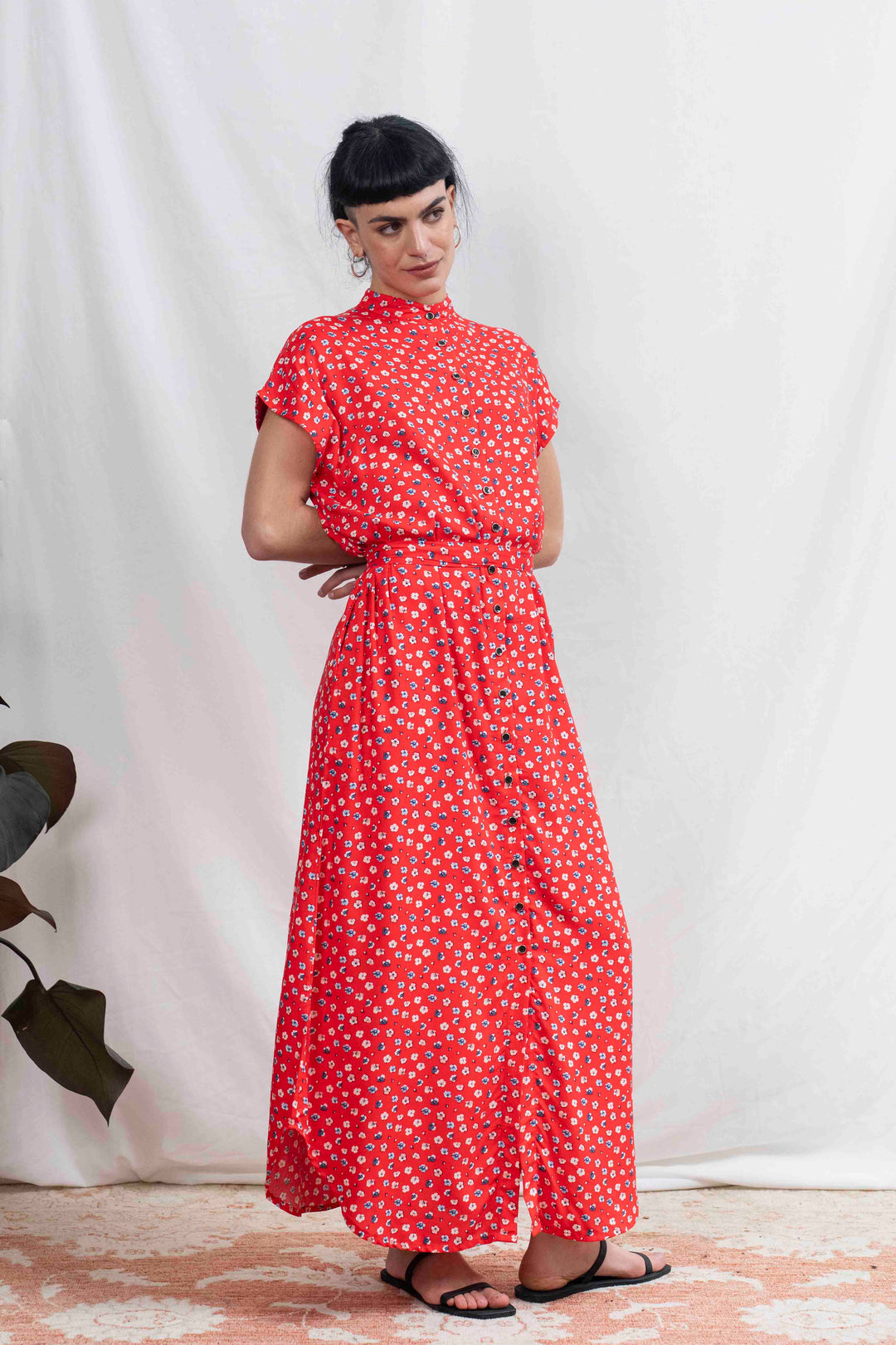 שמלת מקסי אוברסייז לוהטת במיוחד