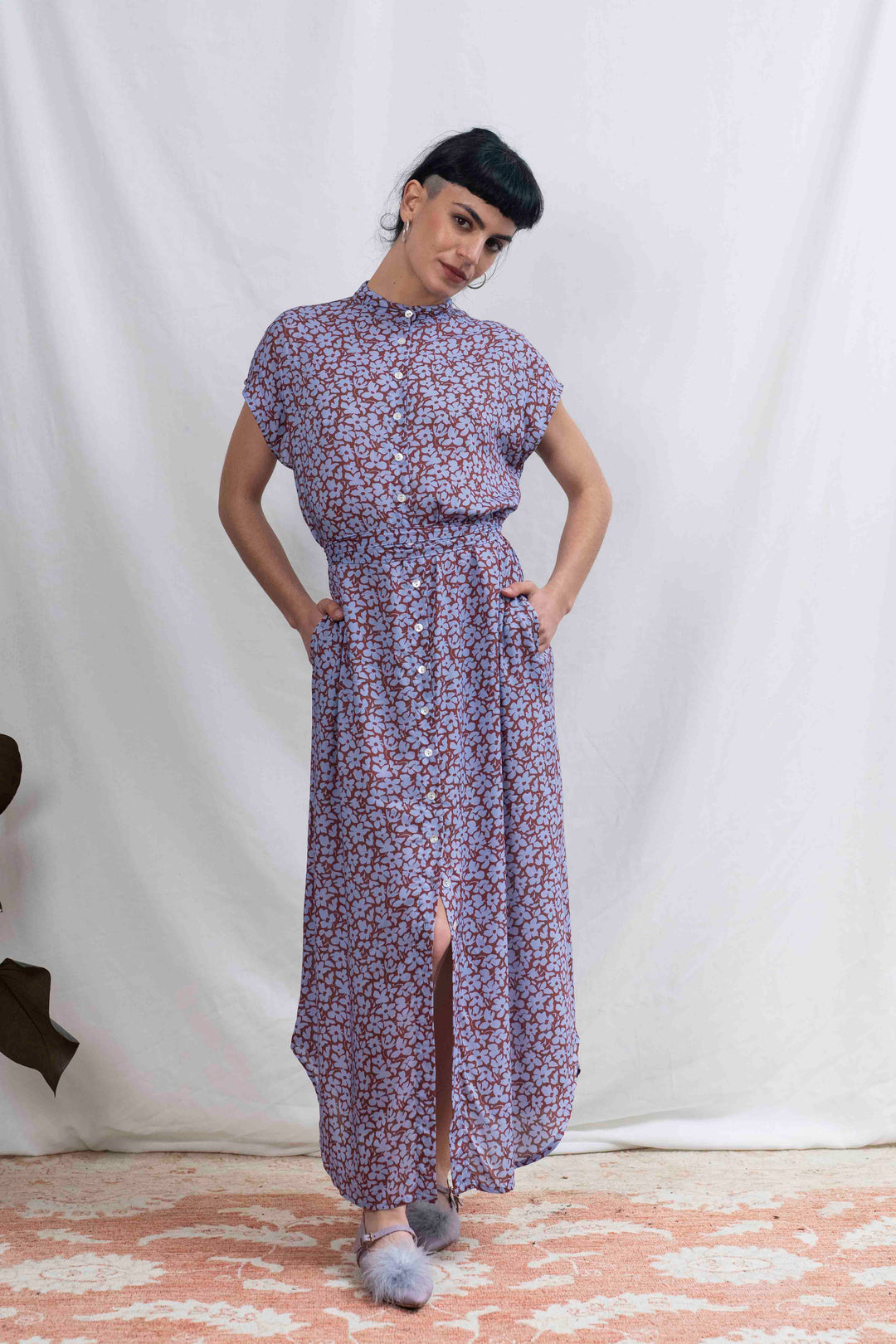 שמלת מקסי אוברסייז זכיתי לאהוב