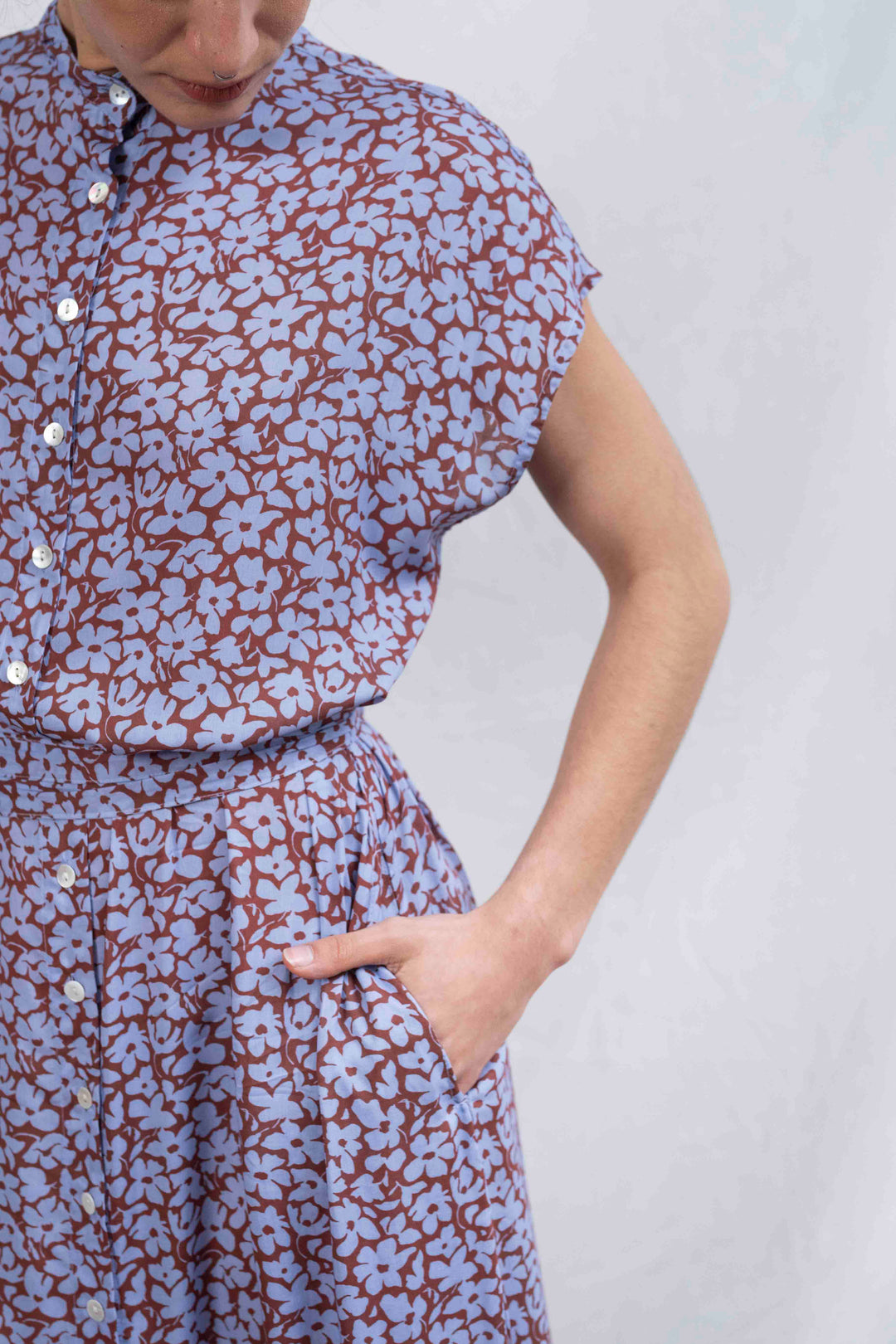 שמלת מקסי אוברסייז זכיתי לאהוב