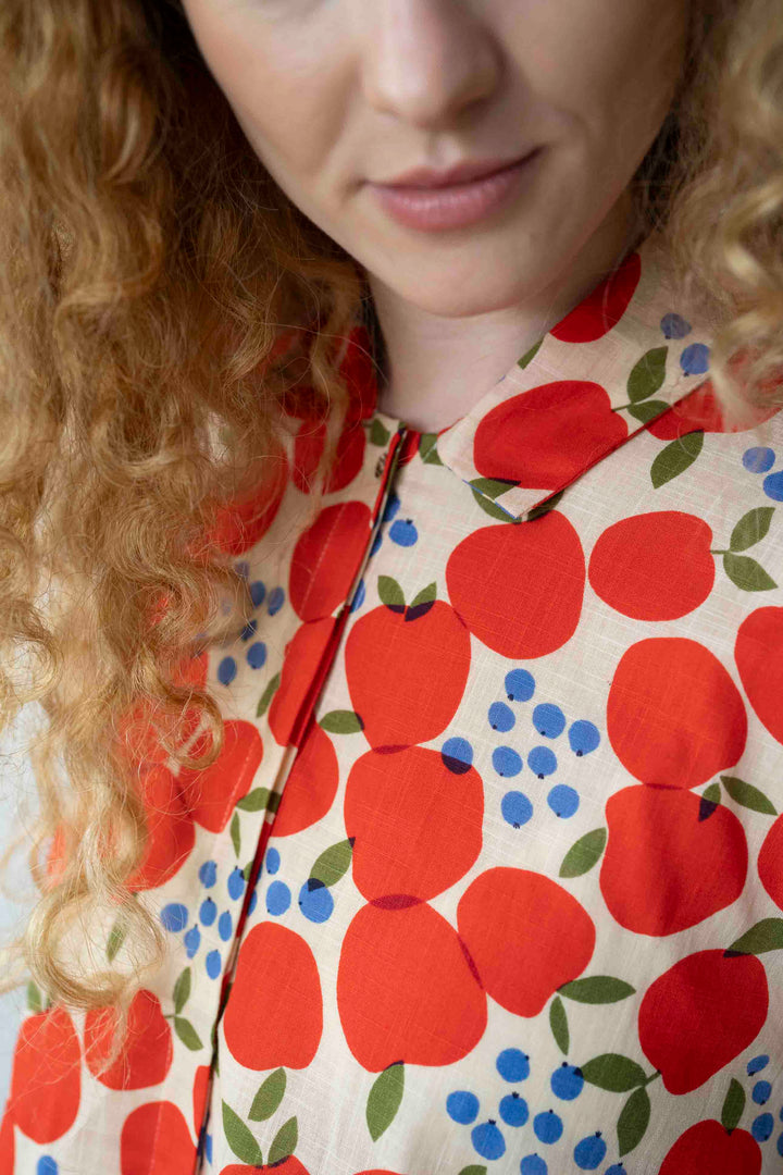 שמלת טוקיו תפוחים ותמרים Back In Stock