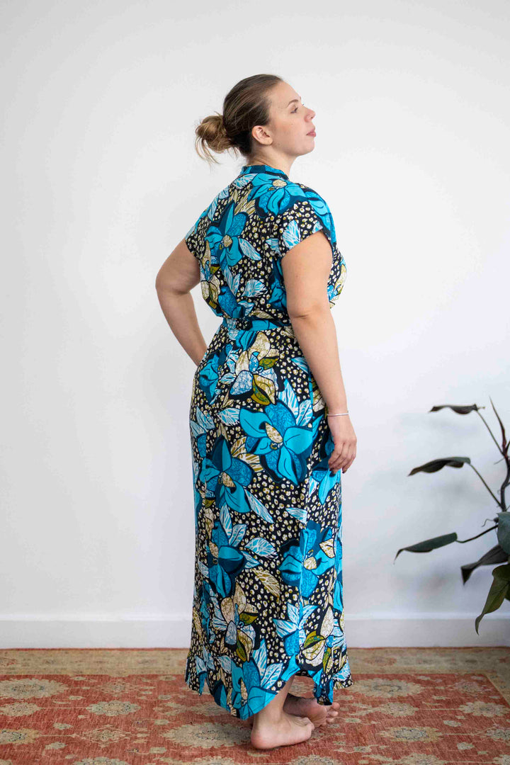 שמלת מקסי אוברסייז אפריקה חדש