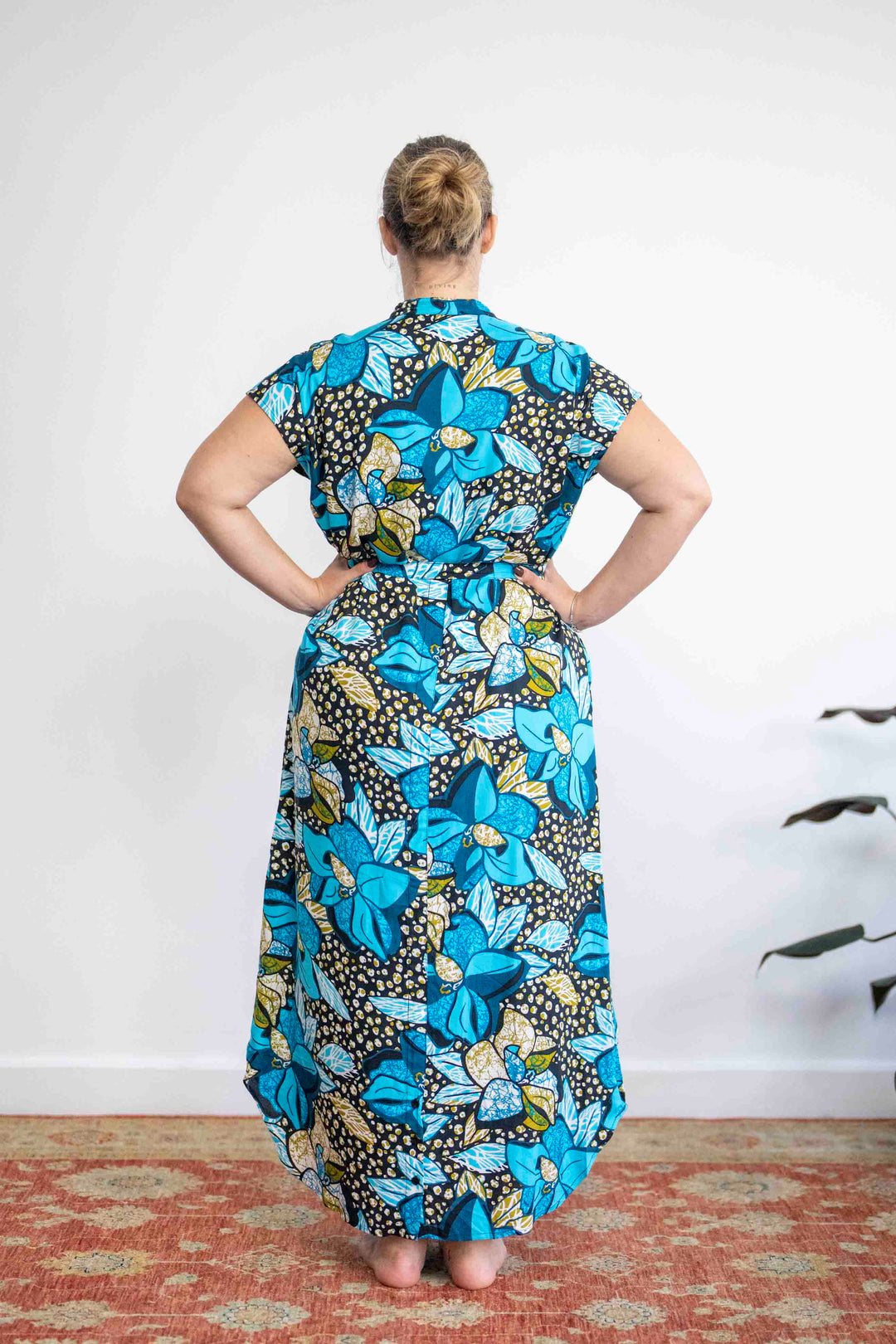 שמלת מקסי אוברסייז אפריקה חדש