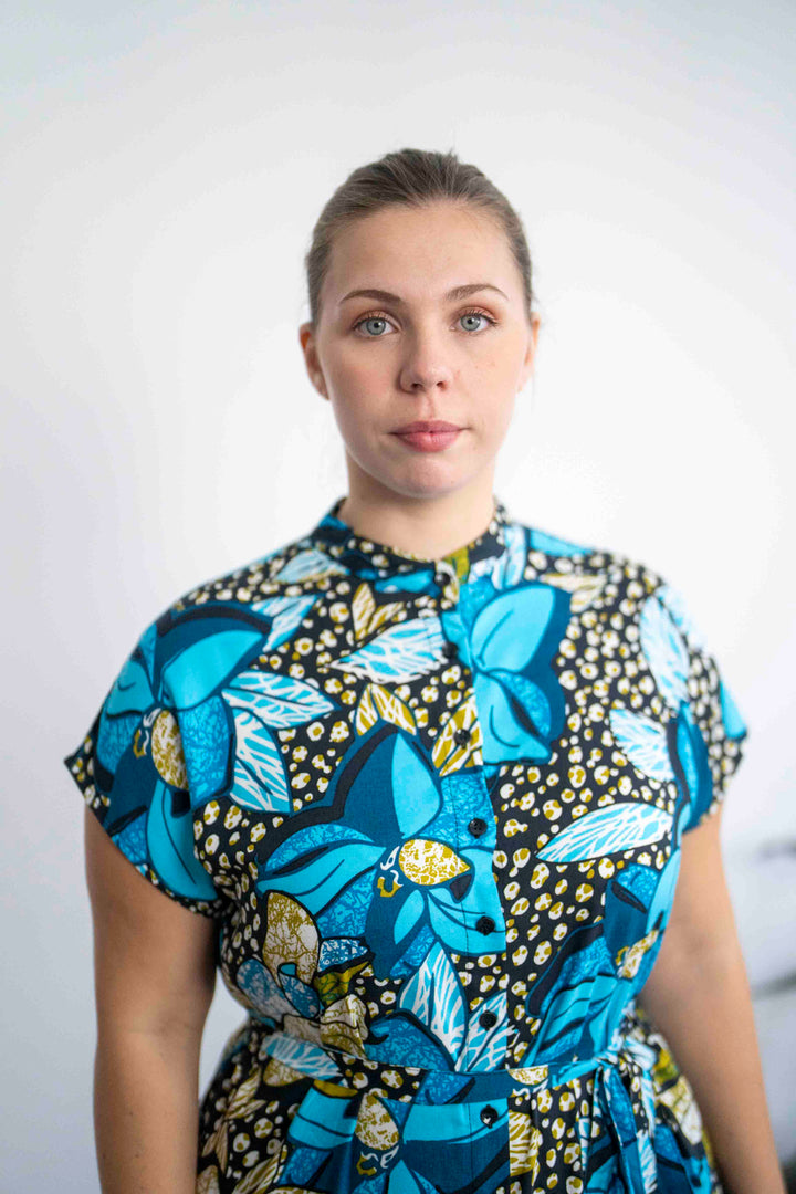 שמלת מקסי אוברסייז אפריקה חדש