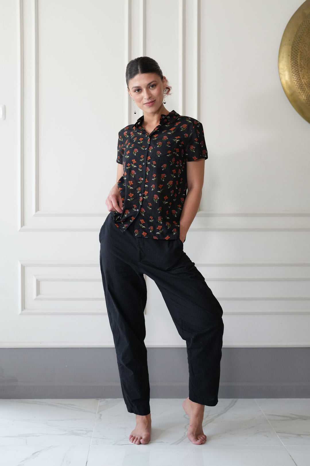 חולצת דריה פרחי סתיו Back In Stock