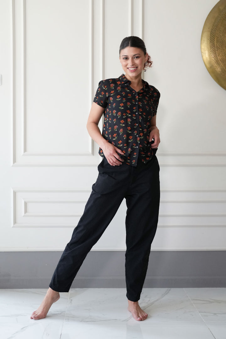 חולצת דריה פרחי סתיו Back In Stock