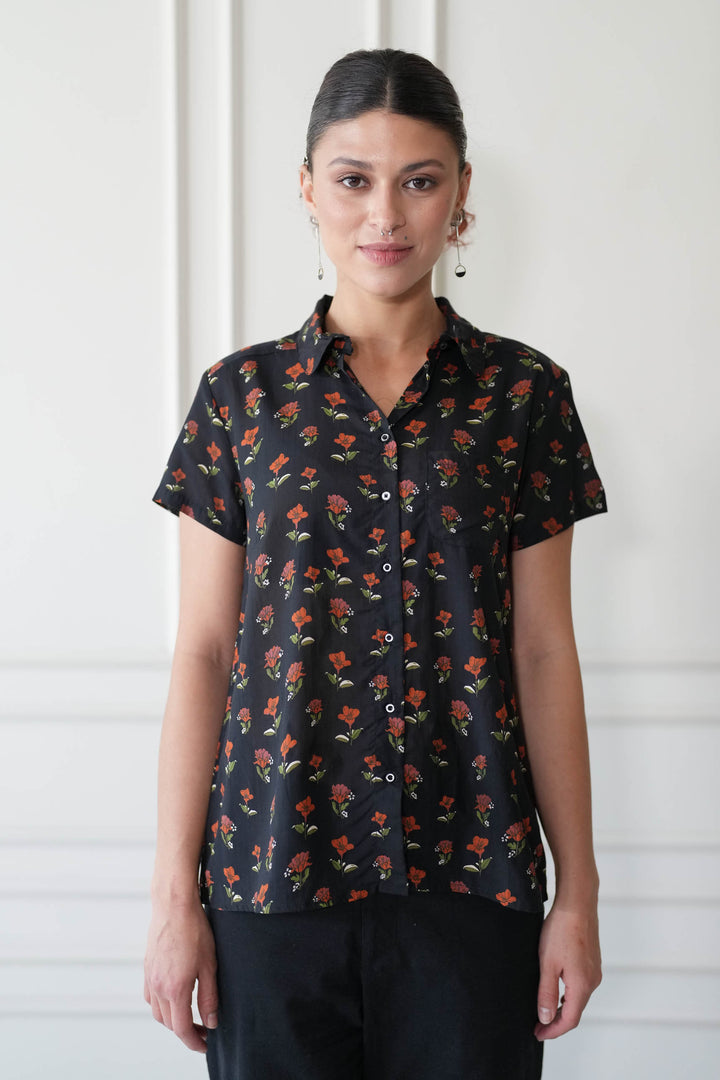 חולצת דריה פרחי סתיו Back In Stock