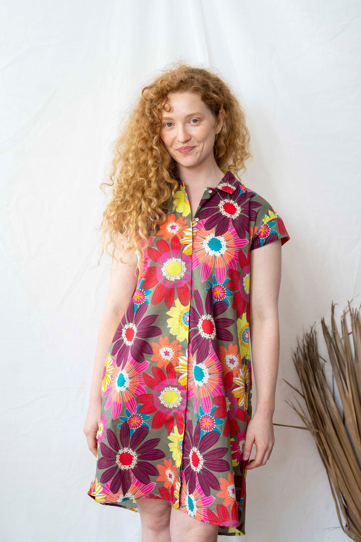 שמלת טוקיו בולד פלאואר Back In Stock