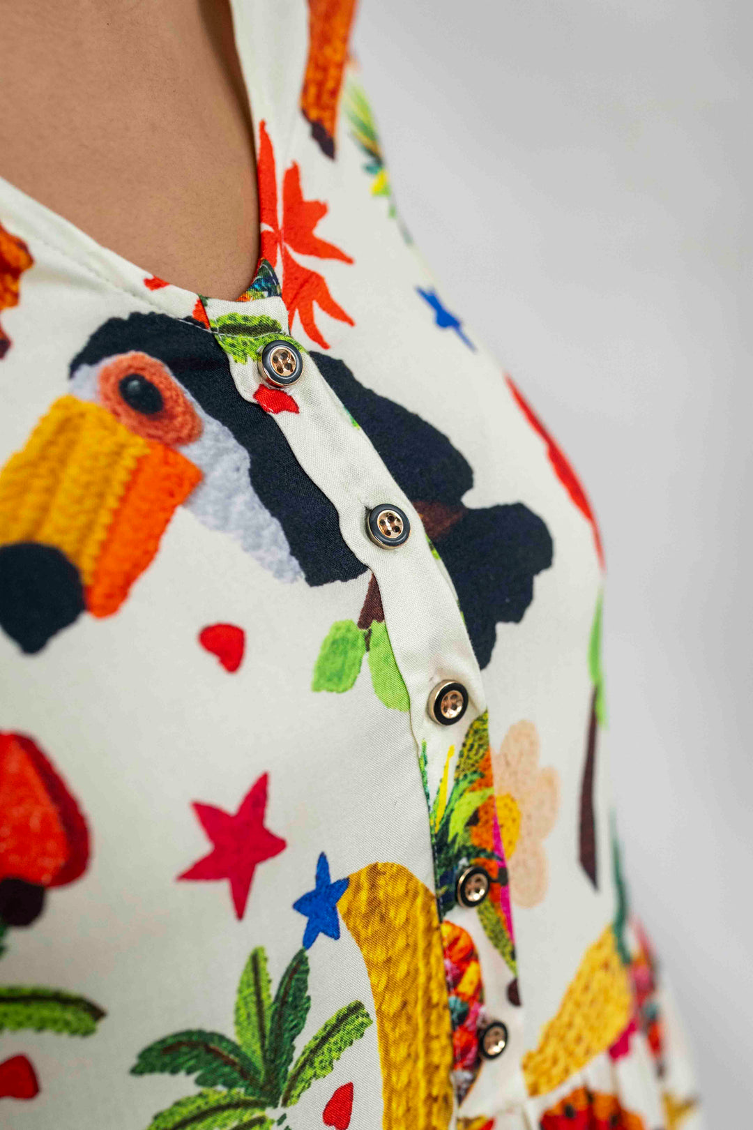 שמלת קומות מסיבה טרופית