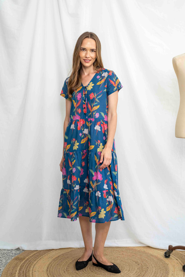 שמלת קומות פרחים רומנטית