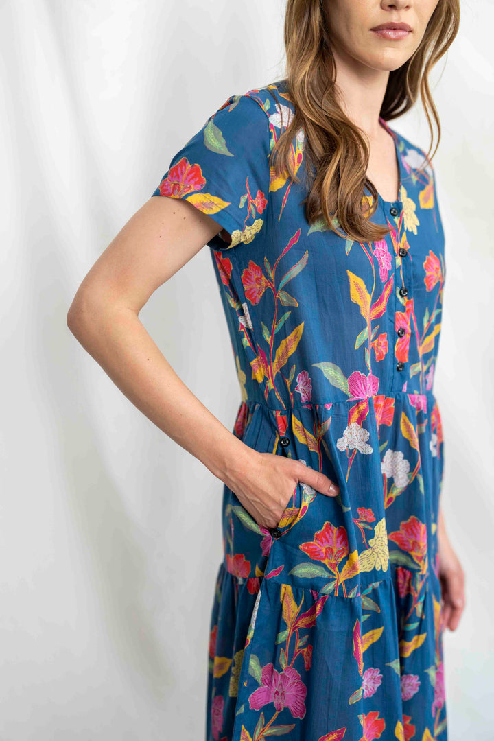 שמלת קומות פרחים רומנטית