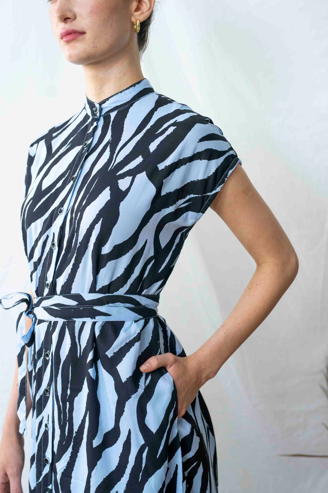 שמלת מקסי אוברסייז הוריקן